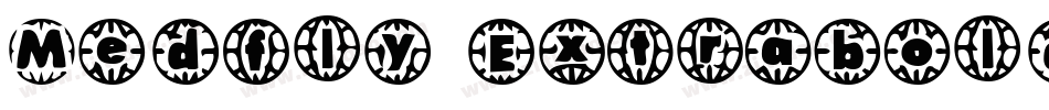 Medfly Extrabold字体转换